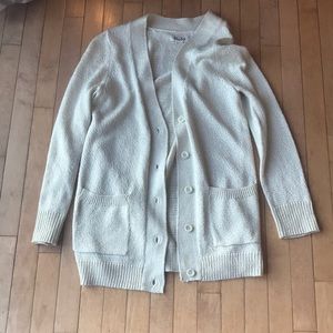 BARELY USED cream cardigan!!